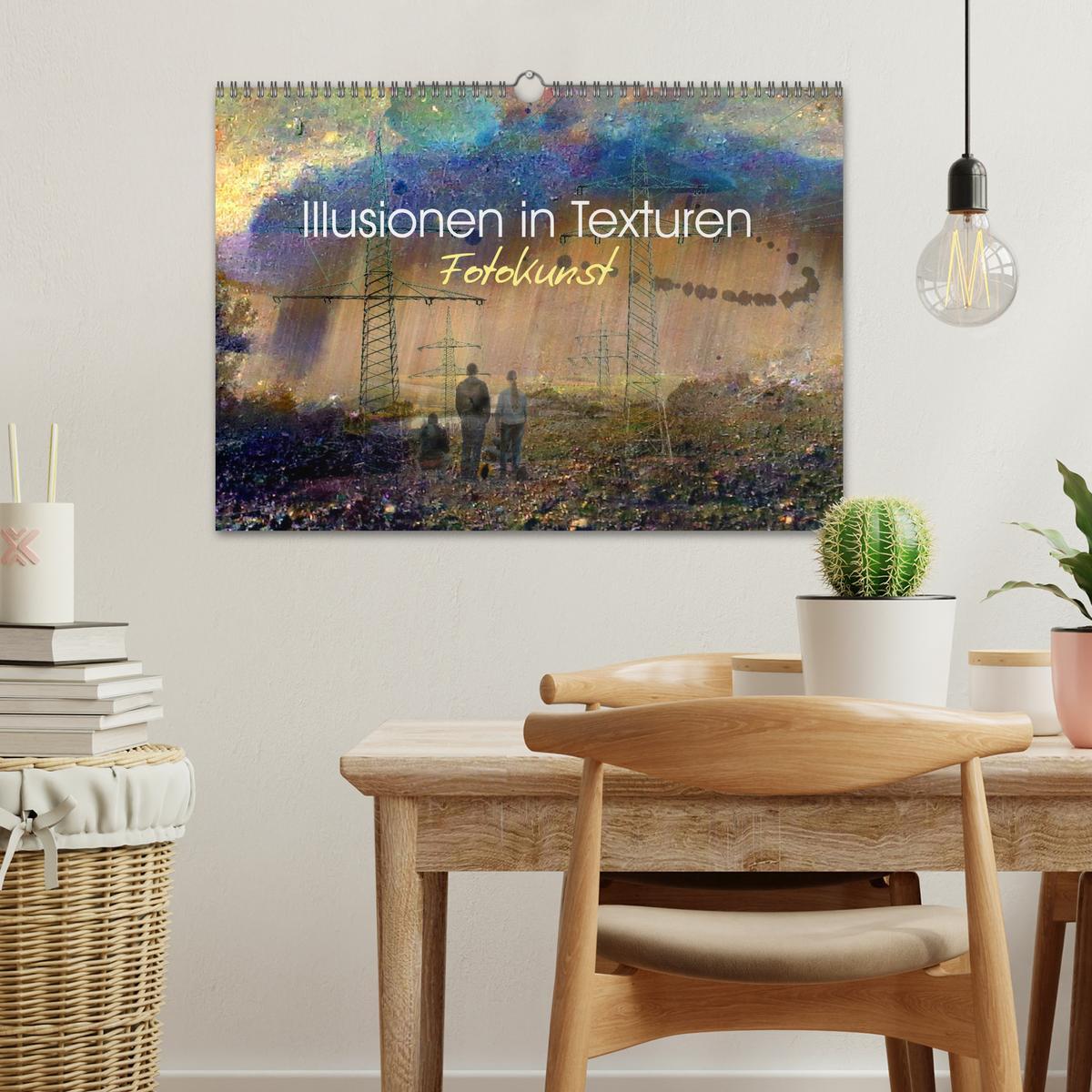 Bild: 9783435532056 | Illusionen in Texturen, Fotokunst (Wandkalender 2025 DIN A3 quer),...