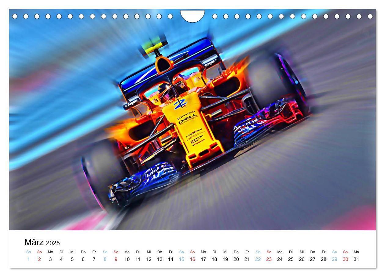 Bild: 9783435301669 | Formel 1 kreativ - Digital Art von Jean-Louis Glineur (Wandkalender...