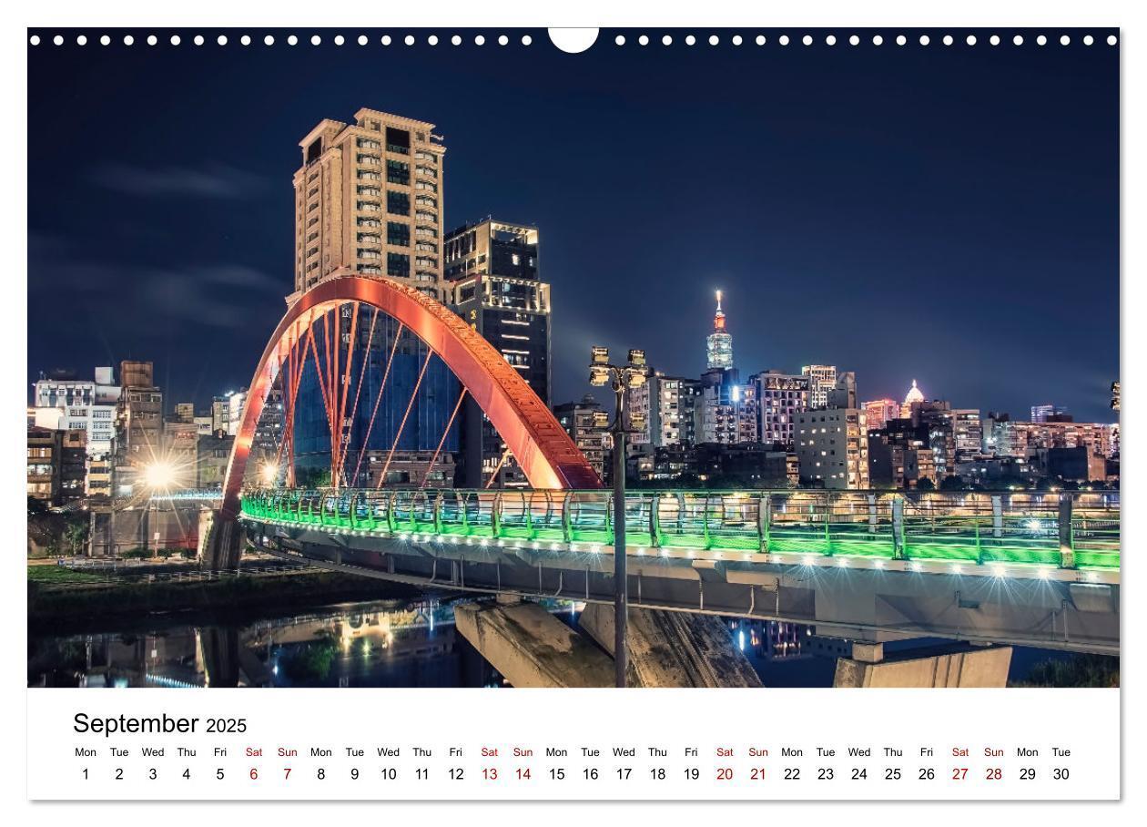 Bild: 9781325838349 | A Journey In Taipei (Wall Calendar 2025 DIN A3 landscape), CALVENDO...