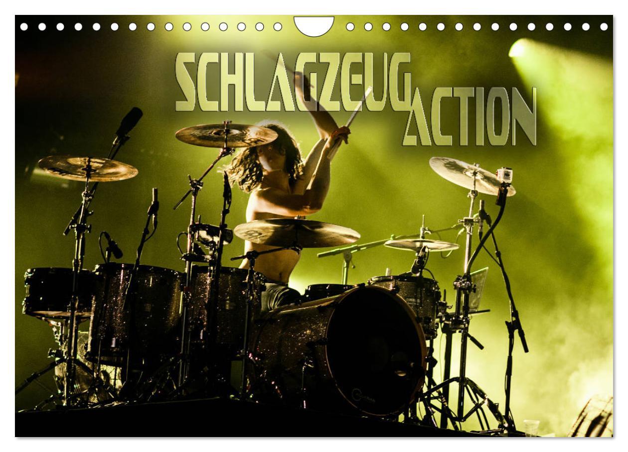 Cover: 9783435273201 | Schlagzeug Action (Wandkalender 2025 DIN A4 quer), CALVENDO...