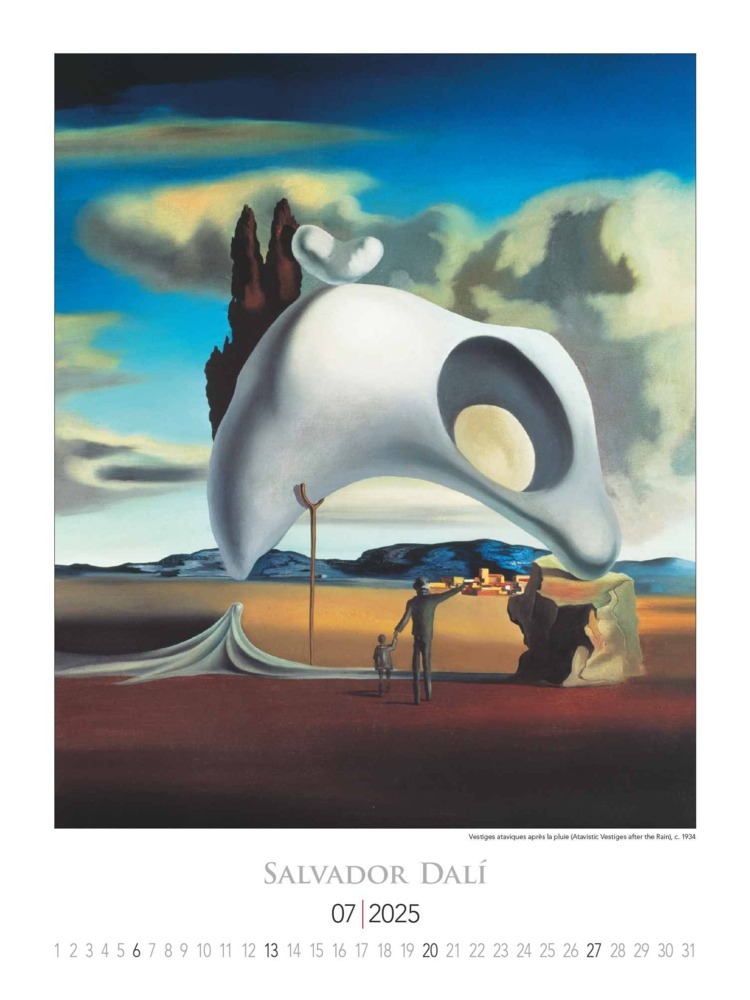 Bild: 4251732344054 | Alpha Edition - Salvador Dali 2025 Bildkalender, 42x56cm, Kalender...