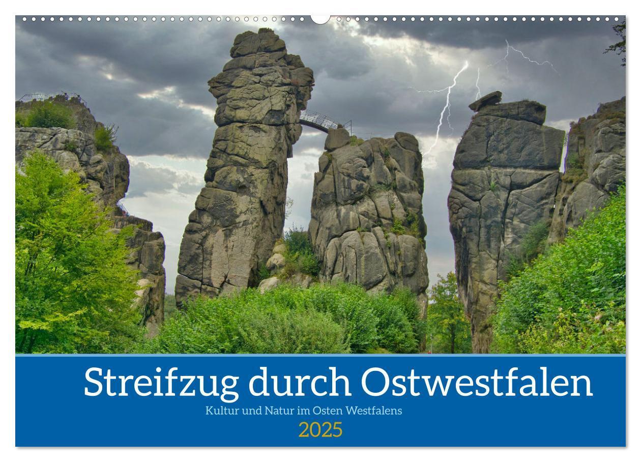 Cover: 9783457203279 | Streifzug durch Ostwestfalen (Wandkalender 2025 DIN A2 quer),...