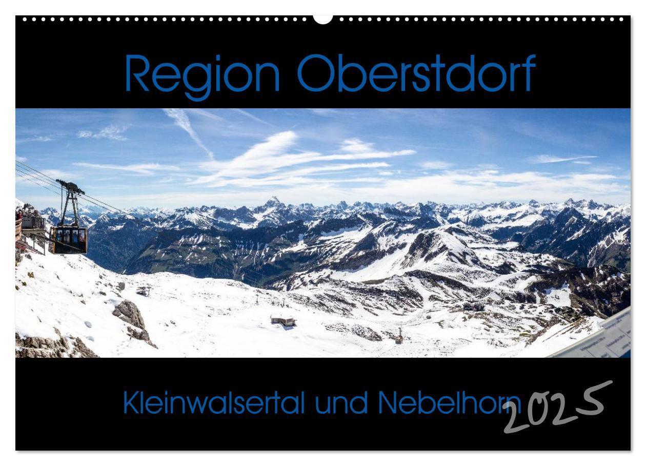 Cover: 9783435606054 | Region Oberstdorf - Kleinwalsertal und Nebelhorn (Wandkalender 2025...