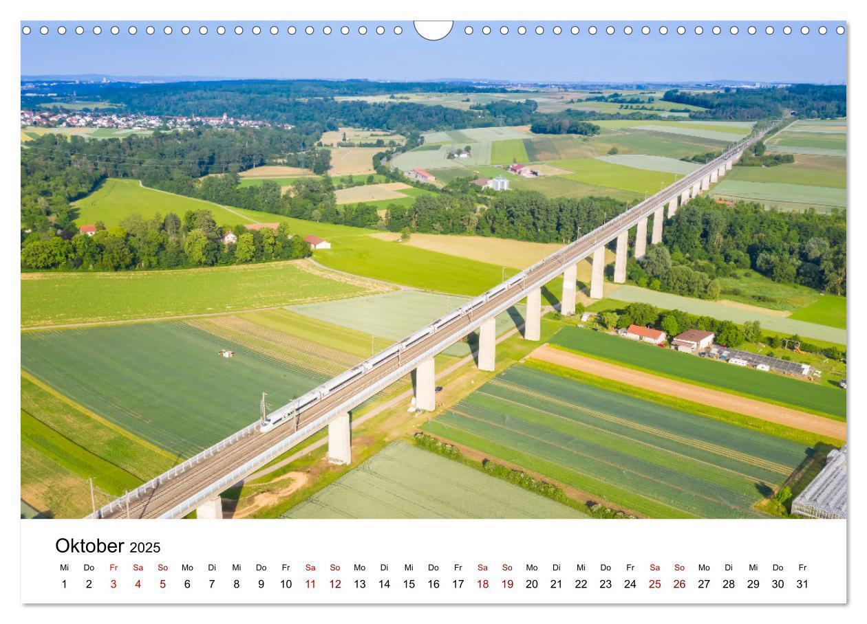 Bild: 9783435035304 | Eisenbahn in Deutschland (Wandkalender 2025 DIN A3 quer), CALVENDO...