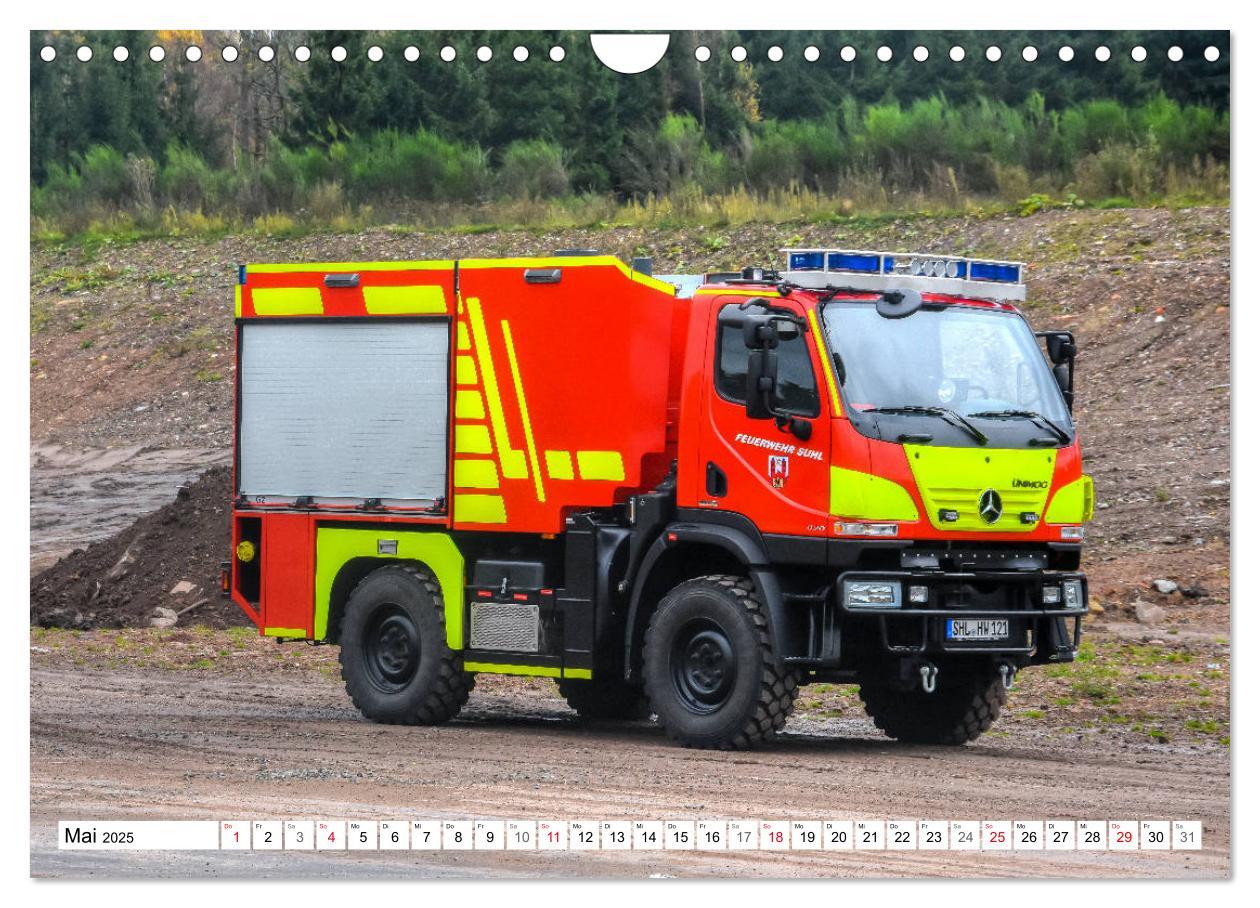 Bild: 9783435338351 | Feuerwehrfahrzeuge (Wandkalender 2025 DIN A4 quer), CALVENDO...