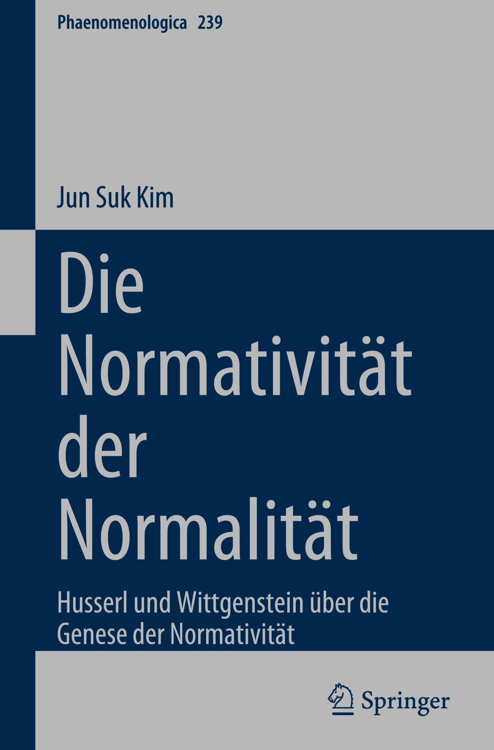 Cover: 9783031448102 | Die Normativität der Normalität | Jun Suk Kim | Buch | xi | Deutsch