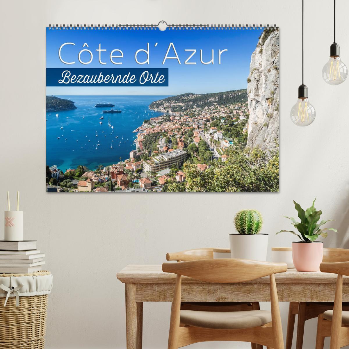 Bild: 9783435450282 | CÔTE D¿AZUR Bezaubernde Orte (Wandkalender 2025 DIN A2 quer),...