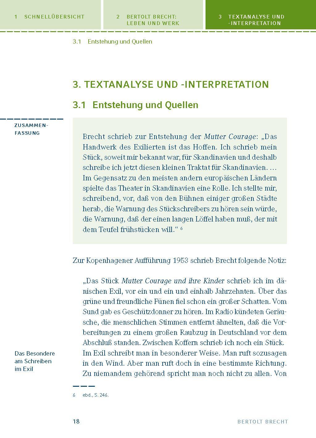 Bild: 9783804419247 | Mutter Courage und ihre Kinder. Textanalyse und Interpretation | Buch