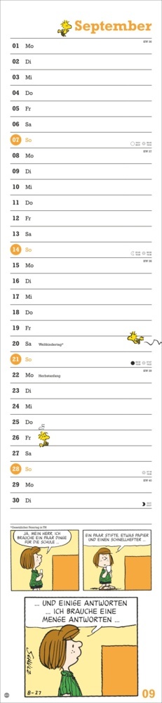 Bild: 9783756405664 | Peanuts Superlangplaner 2025 | Kalender | Spiralbindung | 13 S. | 2025