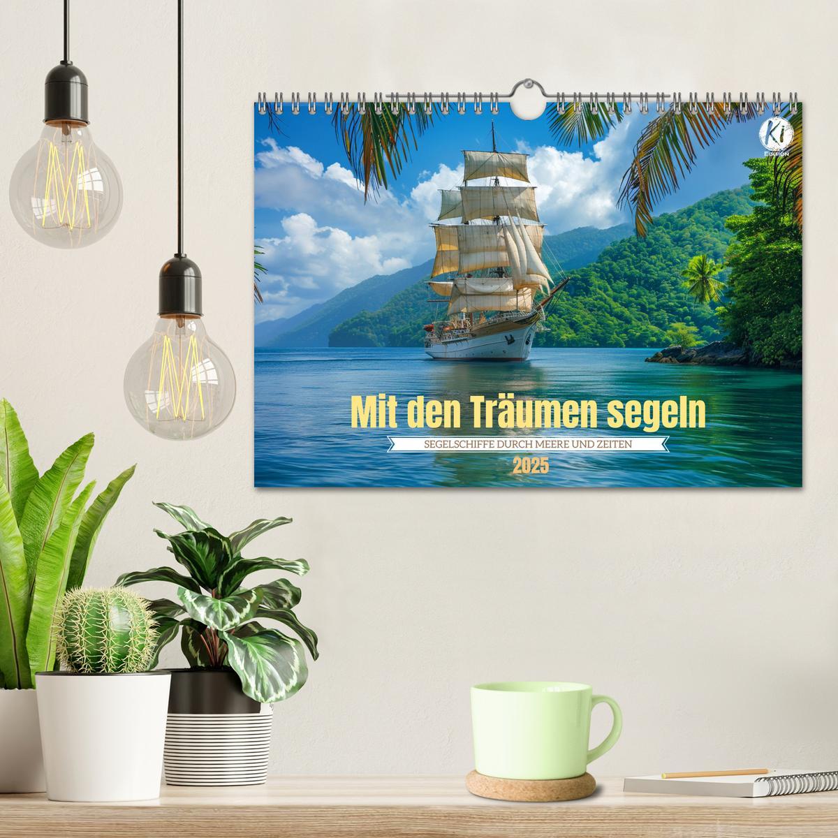 Bild: 9783435239320 | Mit den Träumen segeln (Wandkalender 2025 DIN A4 quer), CALVENDO...