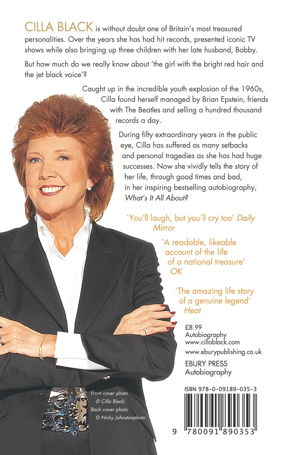 Rückseite: 9780091890353 | What's It All About? | Cilla Black | Taschenbuch | Englisch | 2004