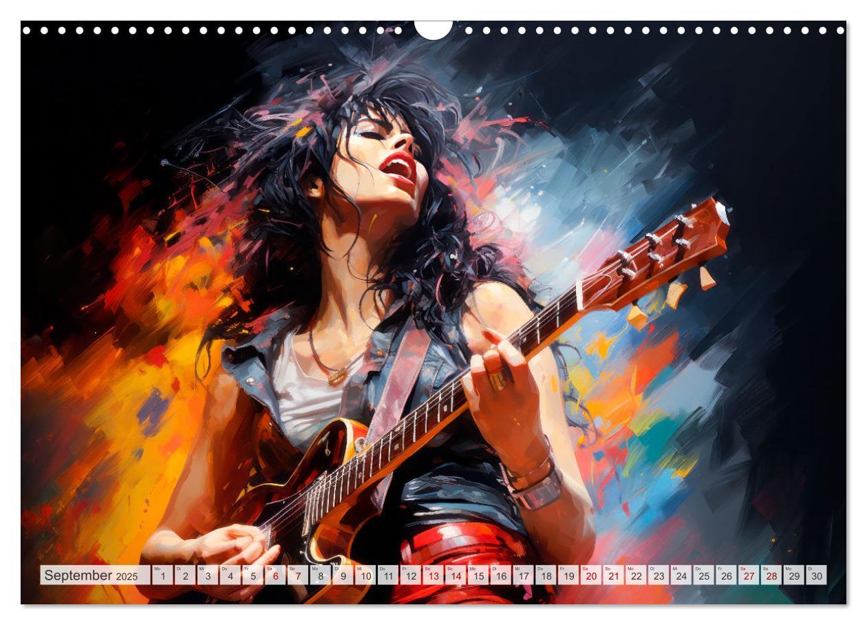 Bild: 9783383851841 | ROCK Spüre die grenzenlose Power (Wandkalender 2025 DIN A3 quer),...