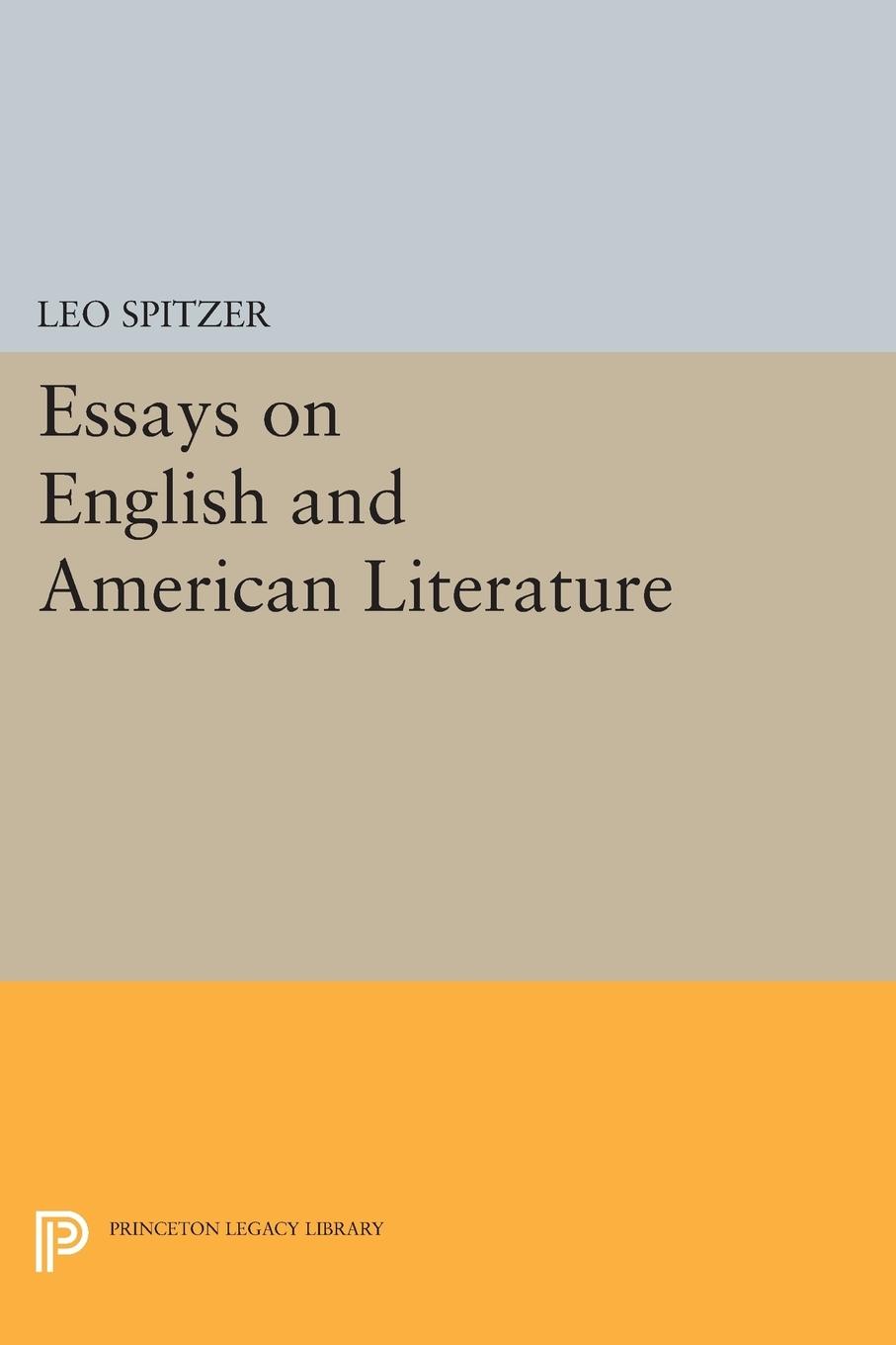 Cover: 9780691622637 | Essays on English and American Literature | Leo Spitzer | Taschenbuch