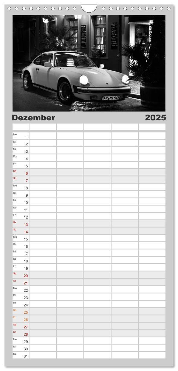 Bild: 9783457105290 | Familienplaner 2025 - Porsche 911 SC mit 5 Spalten (Wandkalender,...