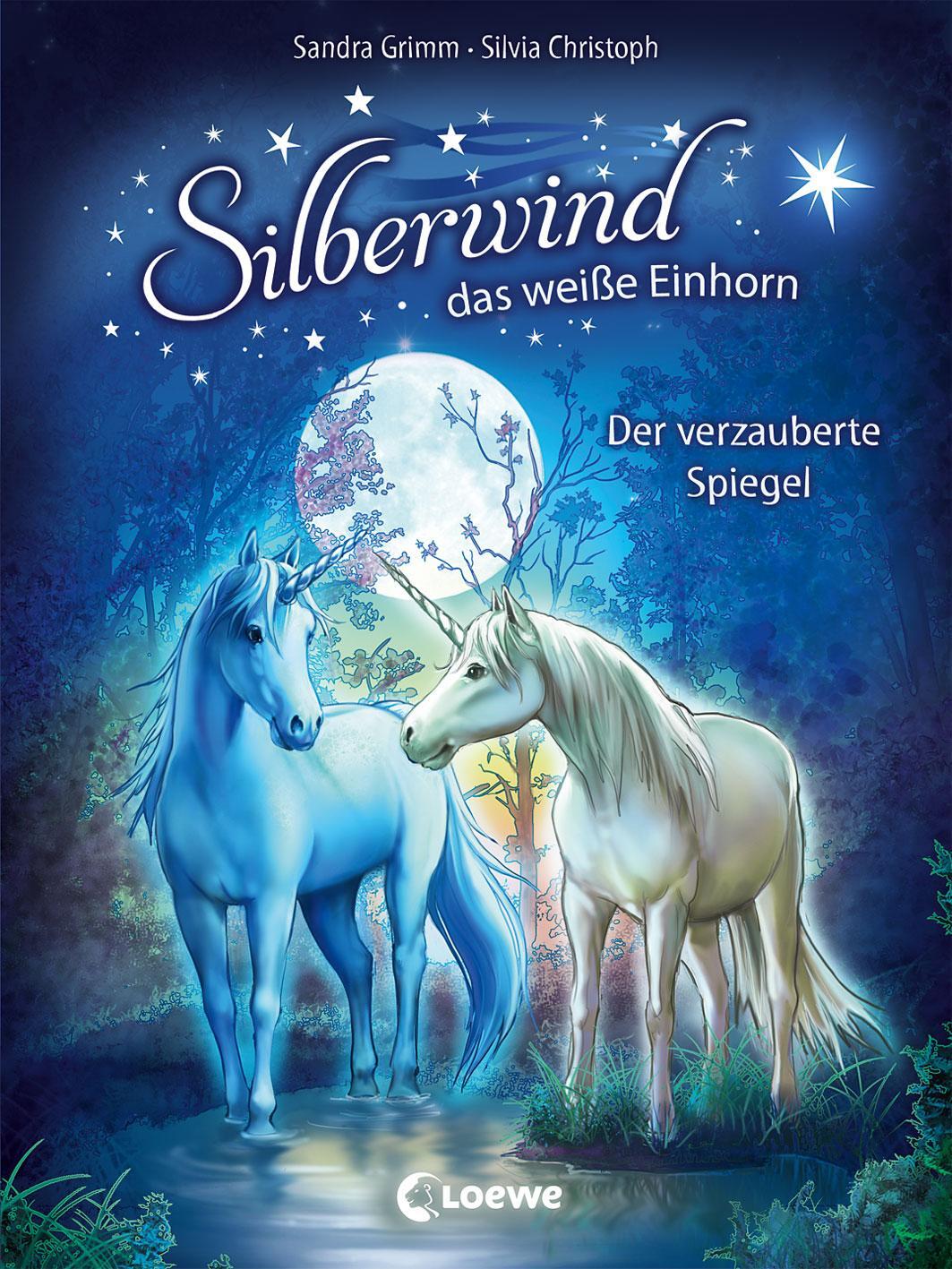 Cover: 9783785582886 | Silberwind, das weiße Einhorn - Der verzauberte Spiegel | Band 1