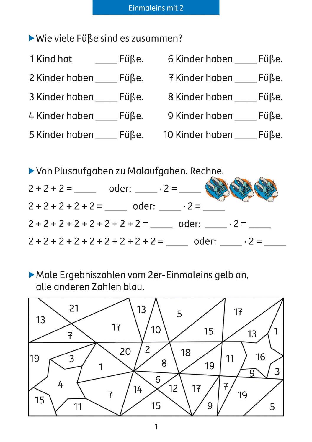 Bild: 9783881006651 | Quer durch die 2./3. Klasse, Das kleine Einmaleins - A5-Übungsblock