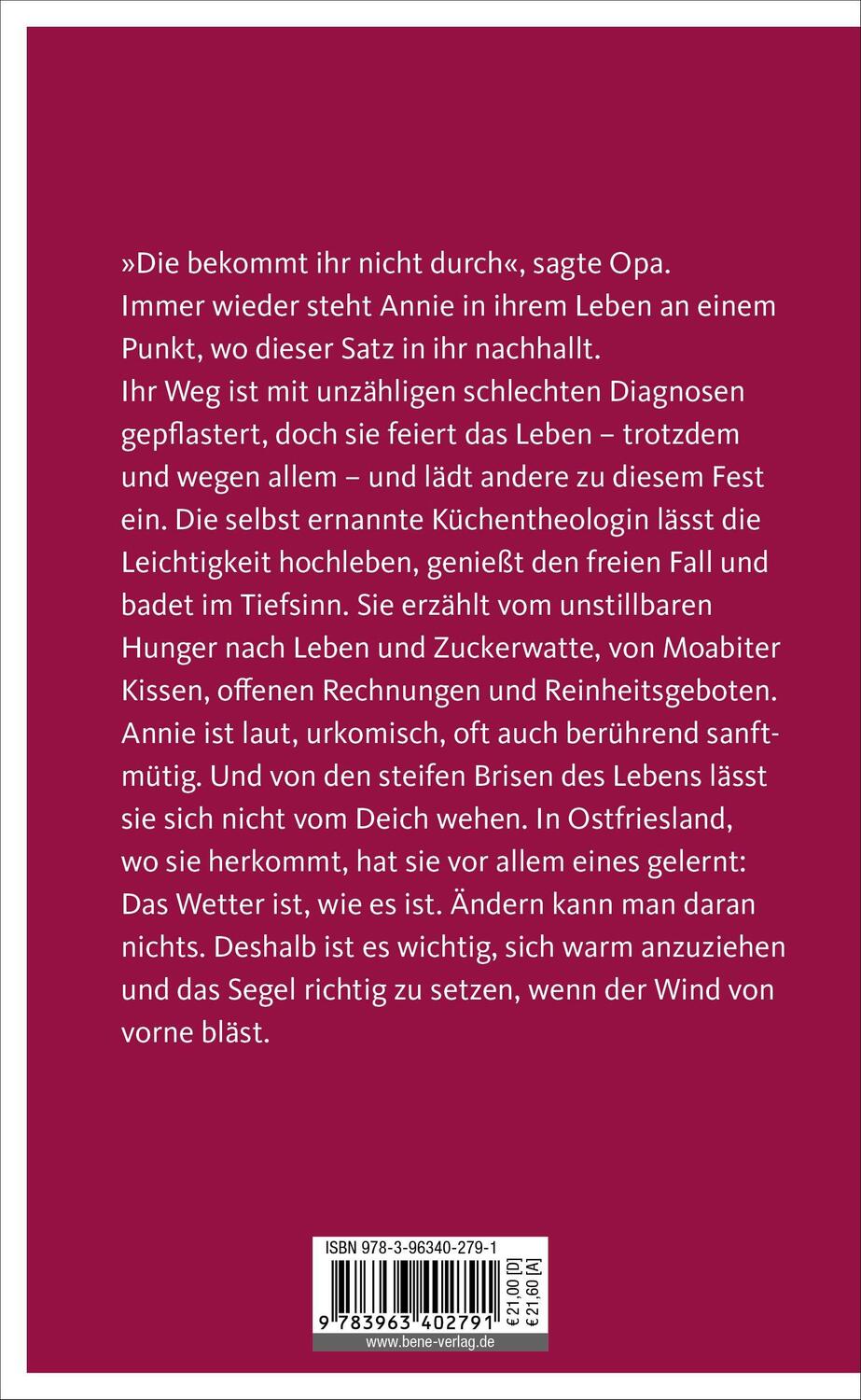 Rückseite: 9783963402791 | Sei der Wind, nicht das Fähnchen | Annie Heger | Buch | 192 S. | 2024