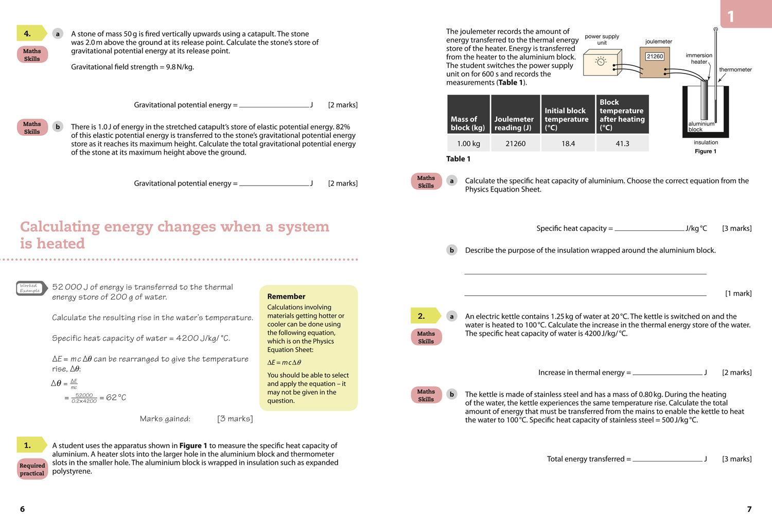 Bild: 9780008194352 | Aqa GCSE Physics 9-1 Grade 8/9 Booster Workbook | Collins Uk | Buch