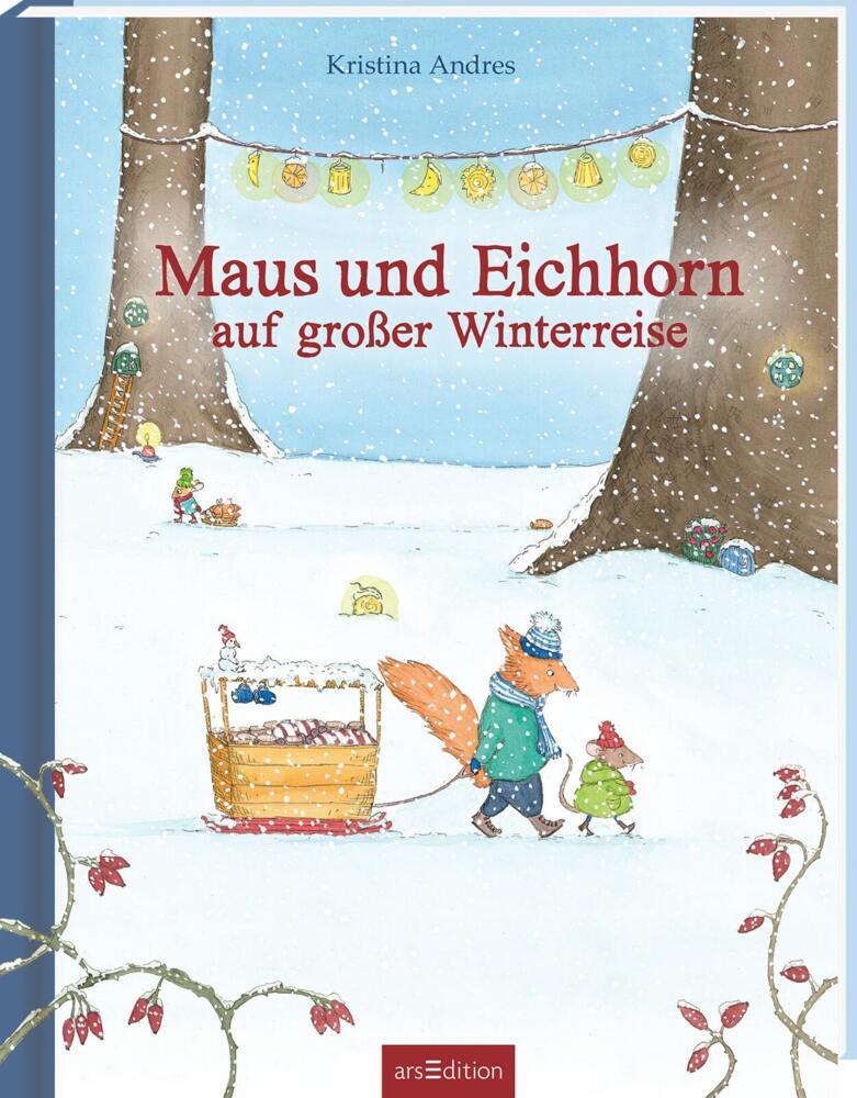 Cover: 9783845843599 | Maus und Eichhorn auf großer Winterreise | Kristina Andres | Buch