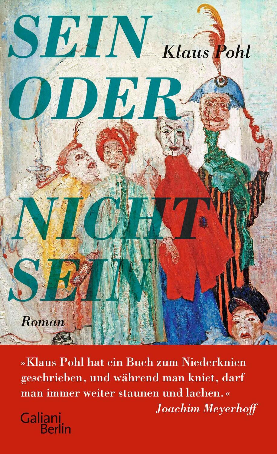 Cover: 9783869712437 | Sein oder Nichtsein | Roman | Klaus Pohl | Buch | 288 S. | Deutsch