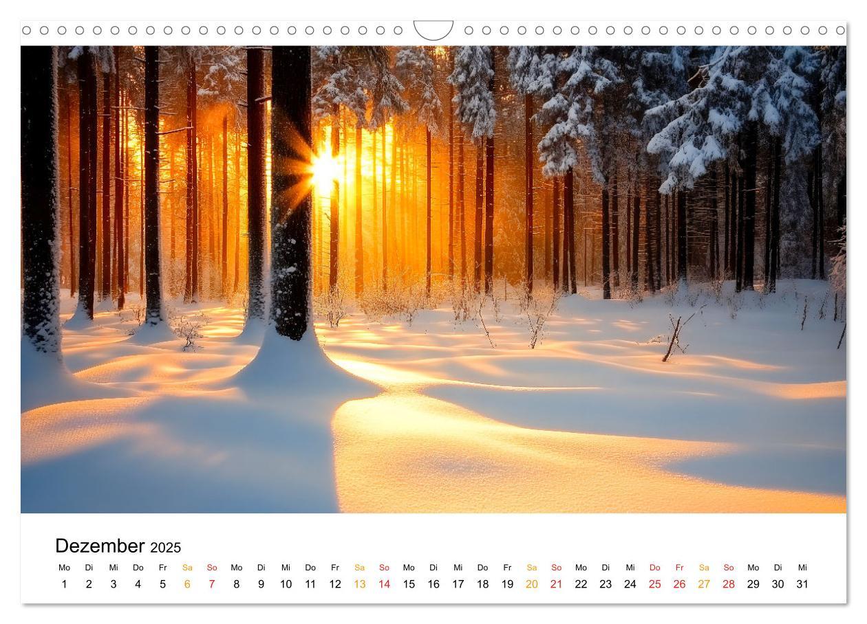 Bild: 9783457224786 | Mystik der Wälder (Wandkalender 2025 DIN A3 quer), CALVENDO...