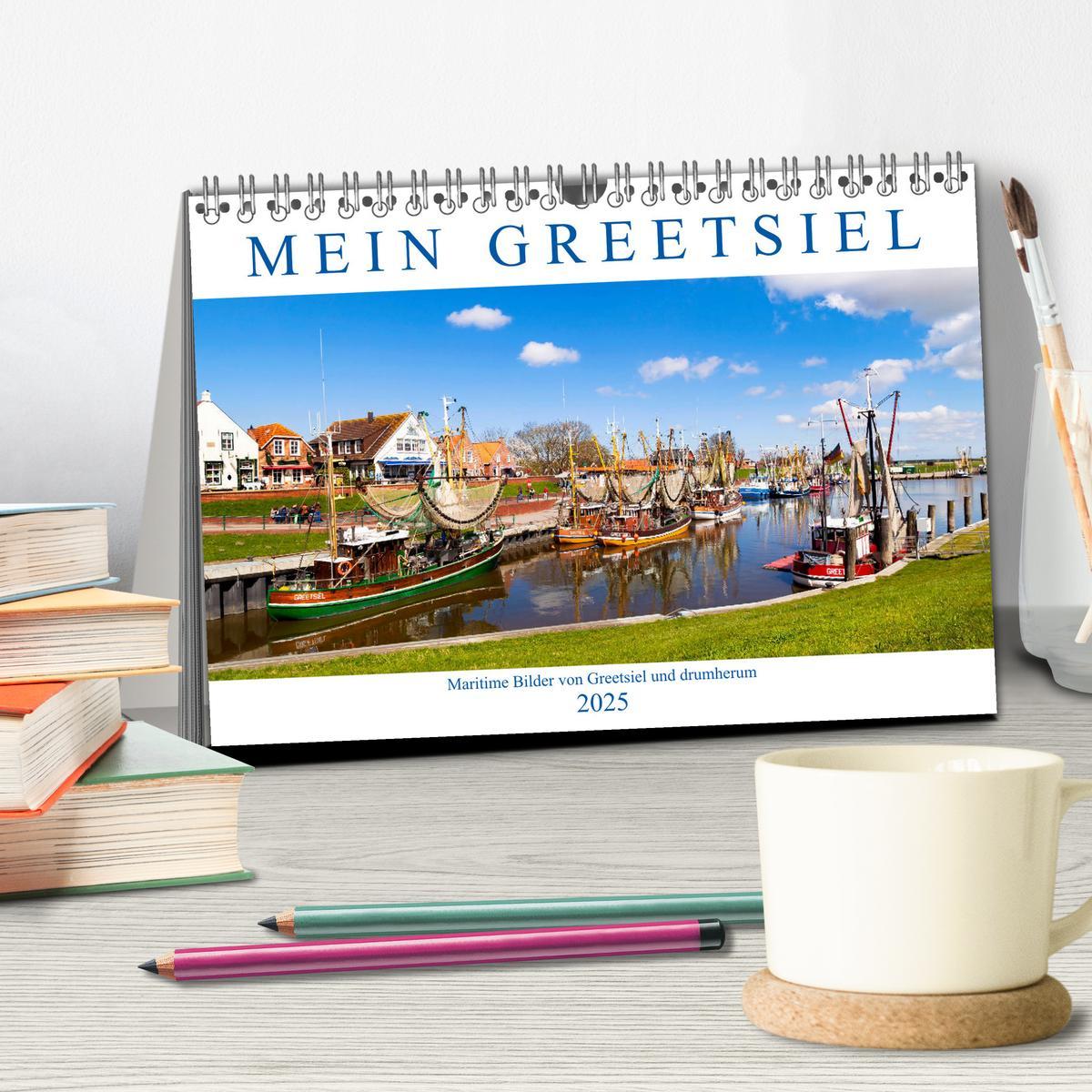 Bild: 9783435331864 | Mein Greetsiel (Tischkalender 2025 DIN A5 quer), CALVENDO...