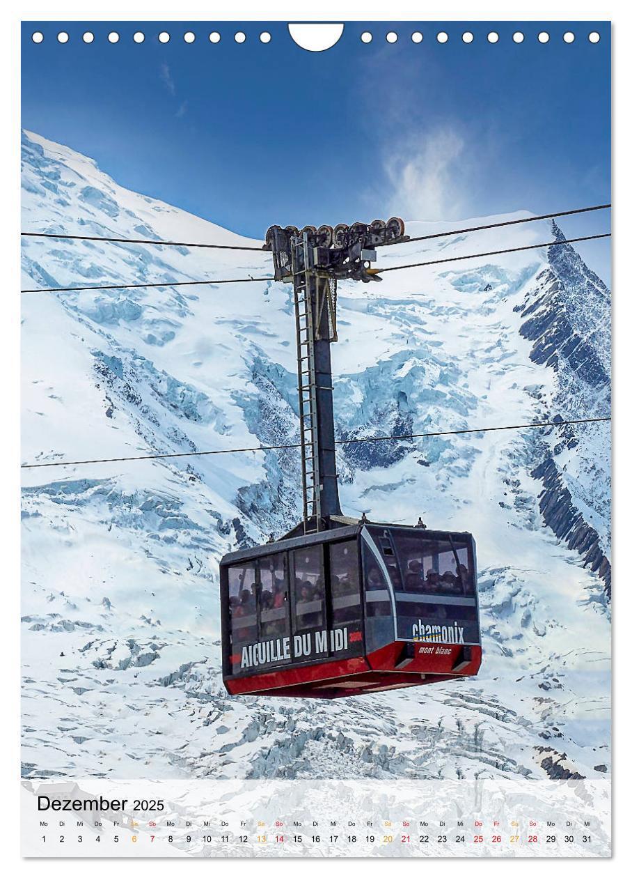 Bild: 9783435945863 | Nervenkitzel Seilbahn (Wandkalender 2025 DIN A4 hoch), CALVENDO...