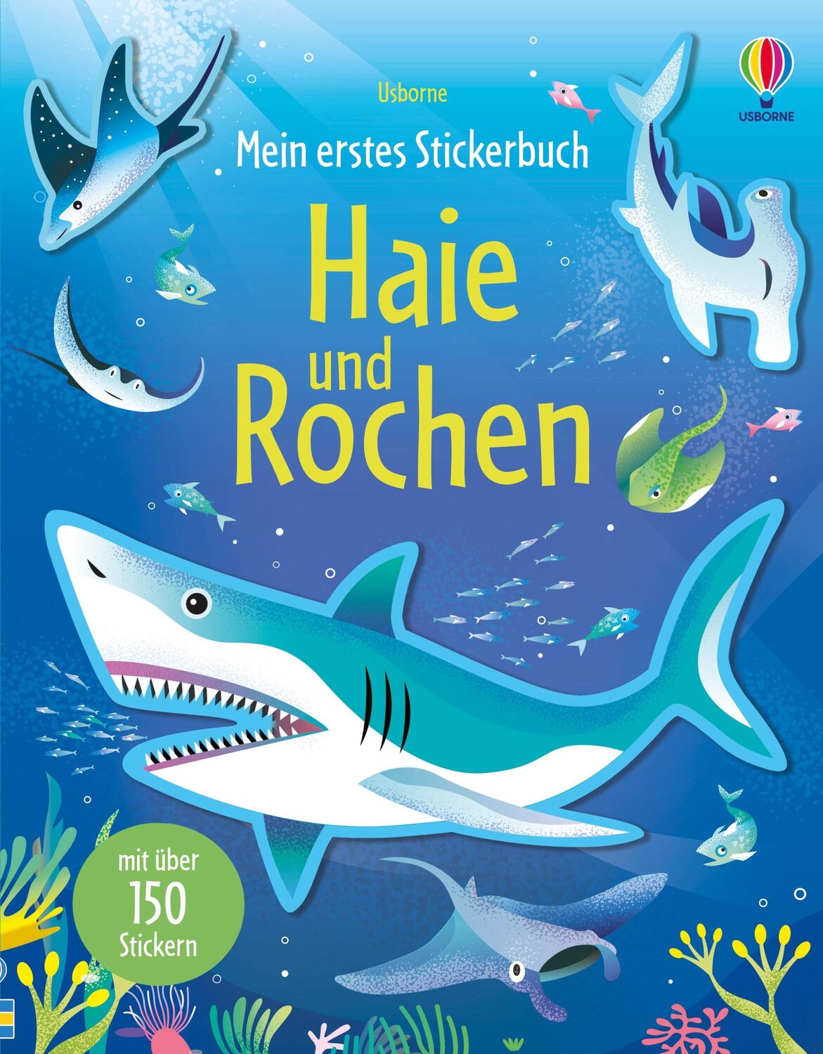 Cover: 9781035701223 | Mein erstes Stickerbuch: Haie und Rochen | Amanda Shufflebotham | Buch