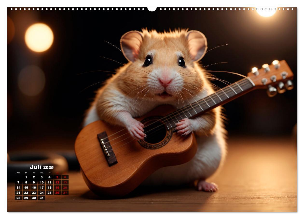 Bild: 9783383839689 | Hamstertage (Wandkalender 2025 DIN A2 quer), CALVENDO Monatskalender