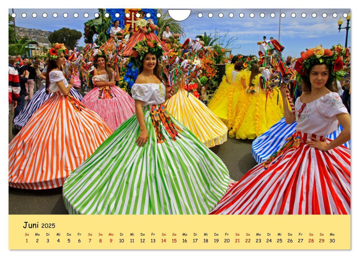 Bild: 9783435457687 | Blumenfest auf Madeira (Wandkalender 2025 DIN A4 quer), CALVENDO...