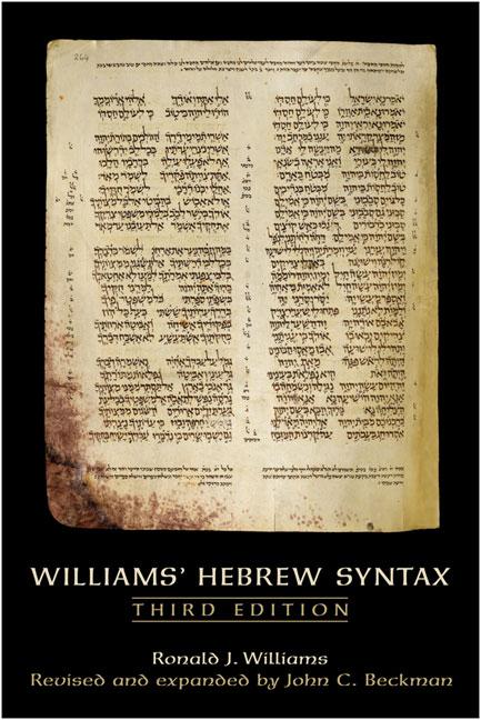 Cover: 9780802094292 | Williams' Hebrew Syntax, Third Edition | John C Beckman | Taschenbuch