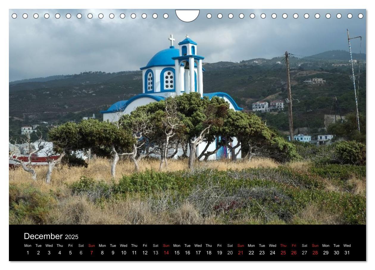 Bild: 9781325956555 | The Greek Island Of Ikaria (Wall Calendar 2025 DIN A4 landscape),...