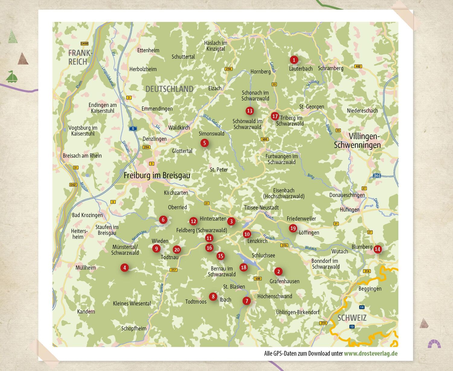 Bild: 9783770025947 | Schwarzwald - Der Süden. Wandern für die Seele | 20 Wohlfühlwege