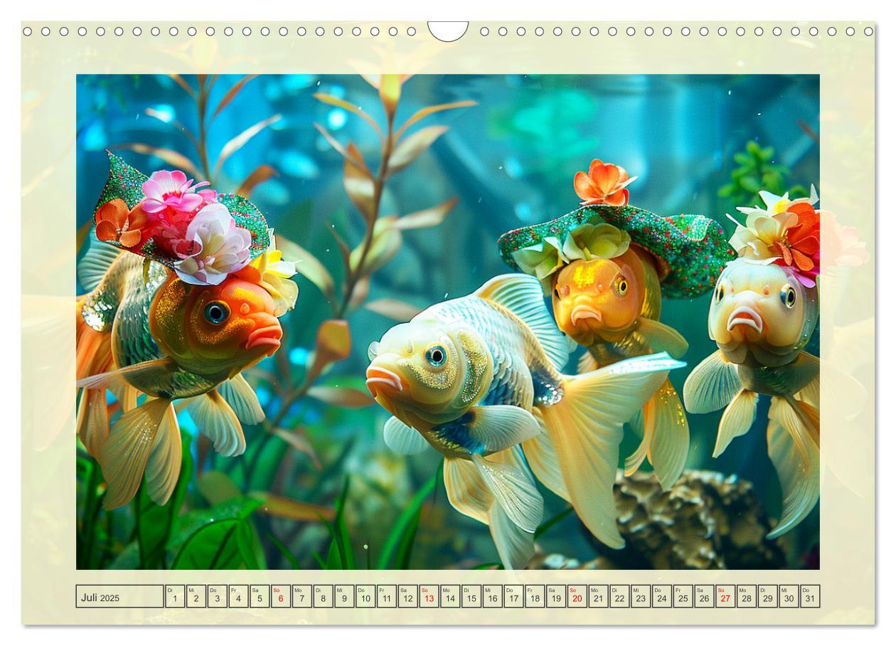 Bild: 9783435471652 | Fashion-Fisch. Die lustige Welt der Unterwasser-Mode (Wandkalender...