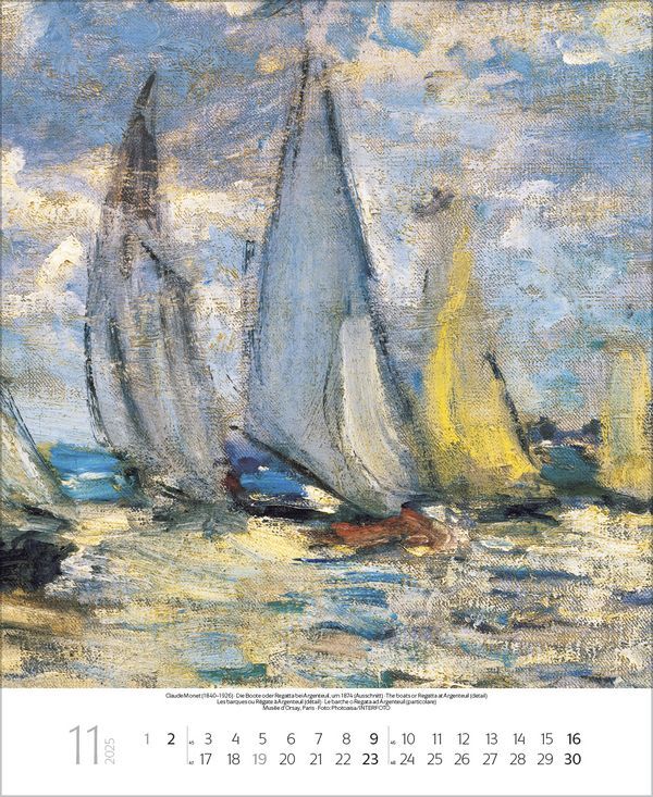 Bild: 9783731878377 | Claude Monet 2025 | Korsch Verlag | Kalender | Spiralbindung | 14 S.