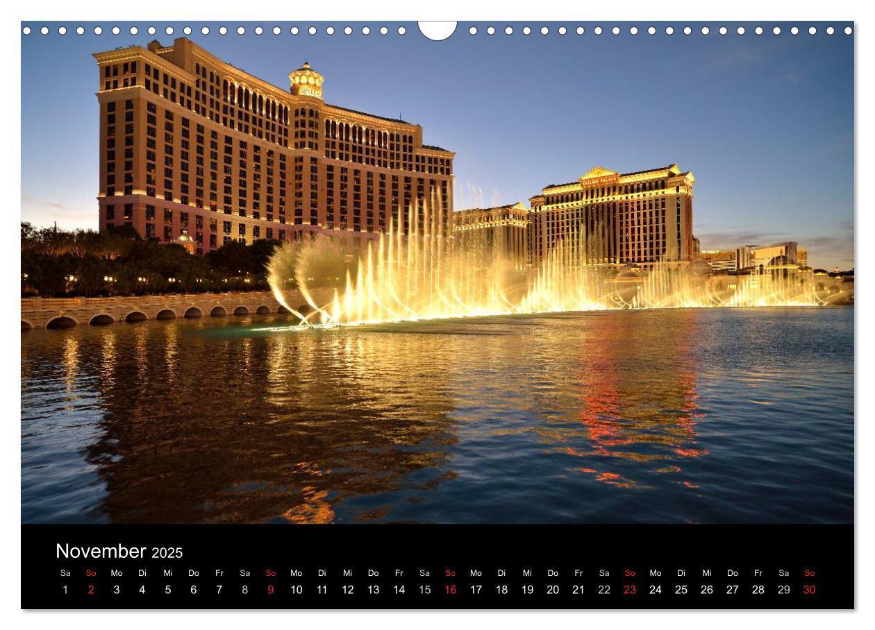 Bild: 9783435840021 | Las Vegas (Wandkalender 2025 DIN A3 quer), CALVENDO Monatskalender