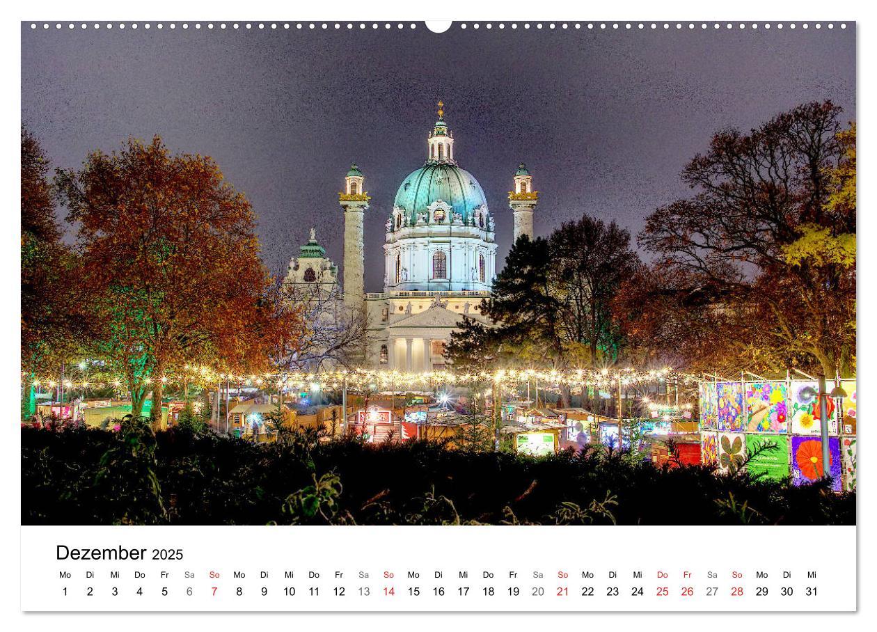 Bild: 9783435160181 | Wien nach Sonnenuntergang (Wandkalender 2025 DIN A2 quer), CALVENDO...