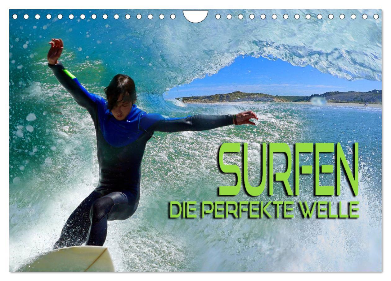 Cover: 9783435329908 | Surfen - die perfekte Welle (Wandkalender 2025 DIN A4 quer),...