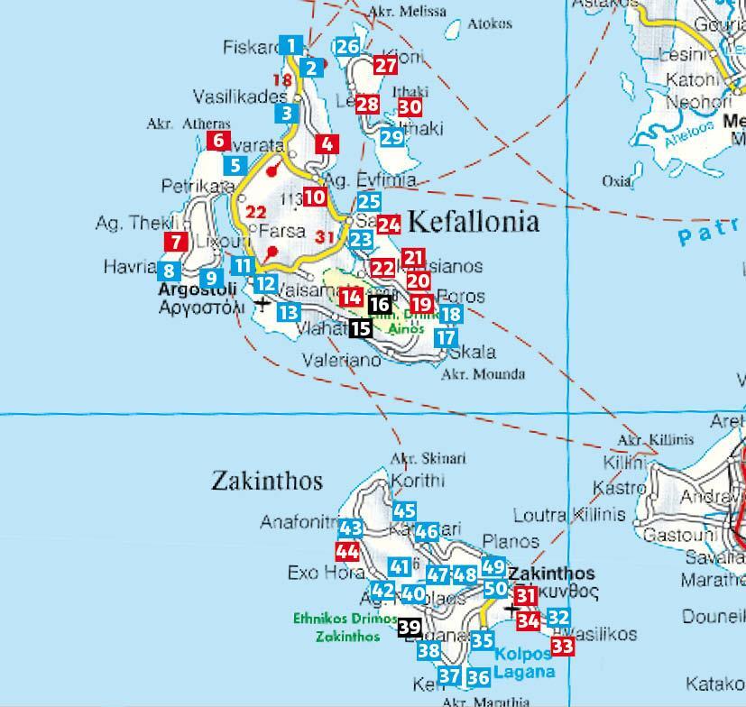 Bild: 9783763346264 | Kefalonia - Ithaka - Zakynthos | 50 Touren mit GPS-Tracks | Will