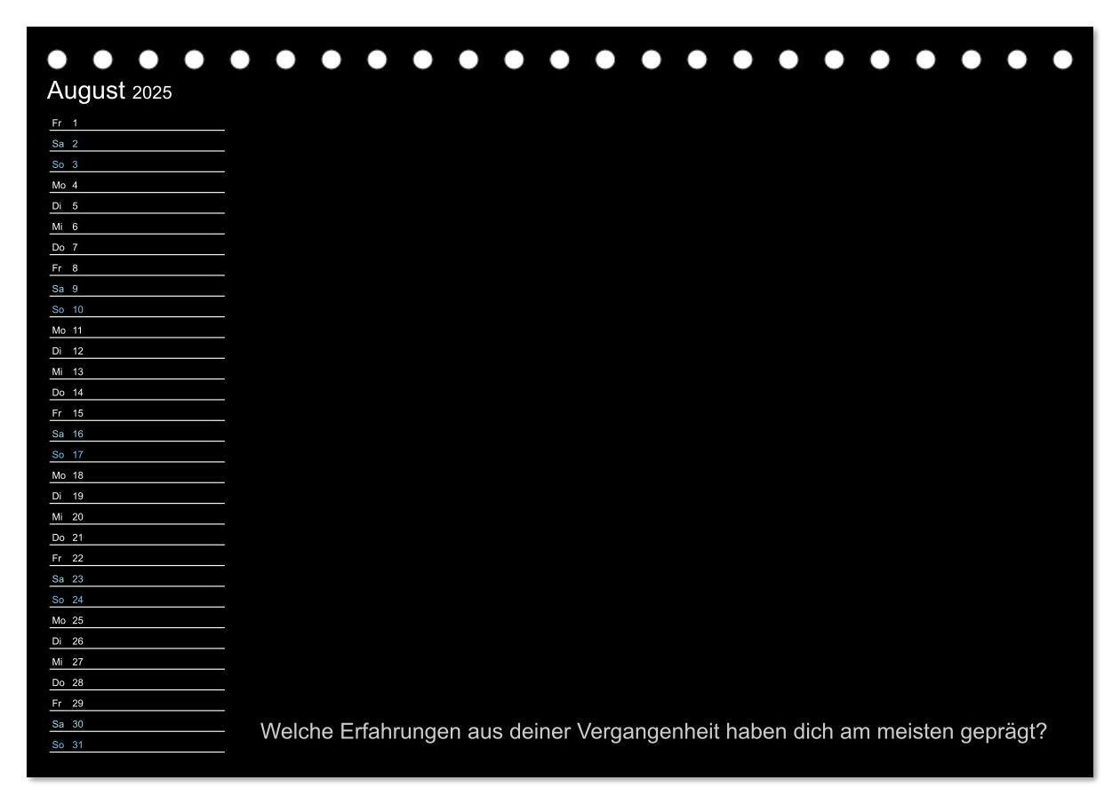 Bild: 9783457167038 | Mein Persönlicher Kalender (Tischkalender 2025 DIN A5 quer),...