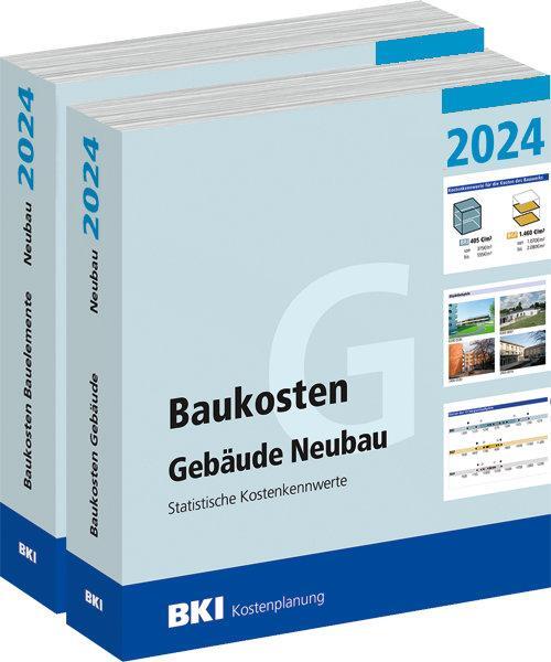 Cover: 9783481047450 | BKI Baukosten Gebäude + Bauelemente Neubau 2024 - Kombi Teil 1-2