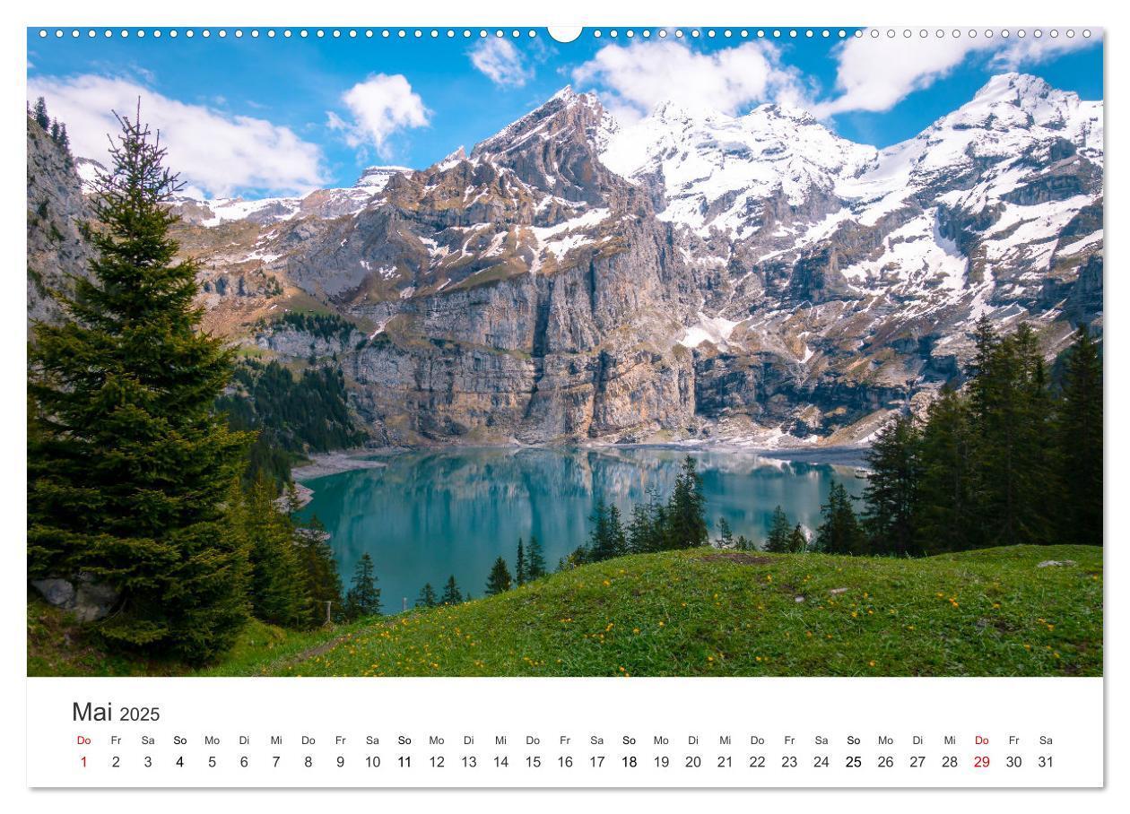 Bild: 9783435054862 | Schweiz - die Bergidylle (Wandkalender 2025 DIN A2 quer), CALVENDO...