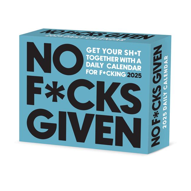 Cover: 9781549246722 | No F*cks Given 2025 6.2 X 5.4 Box Calendar | Willow Creek Press | 2025