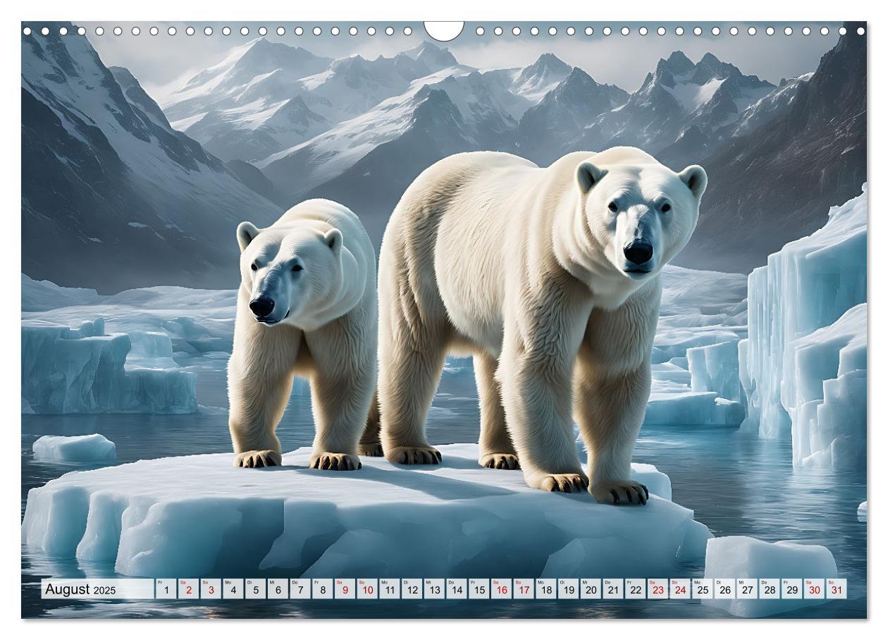 Bild: 9783383858529 | Im magischen Land der Eisbären (Wandkalender 2025 DIN A3 quer),...