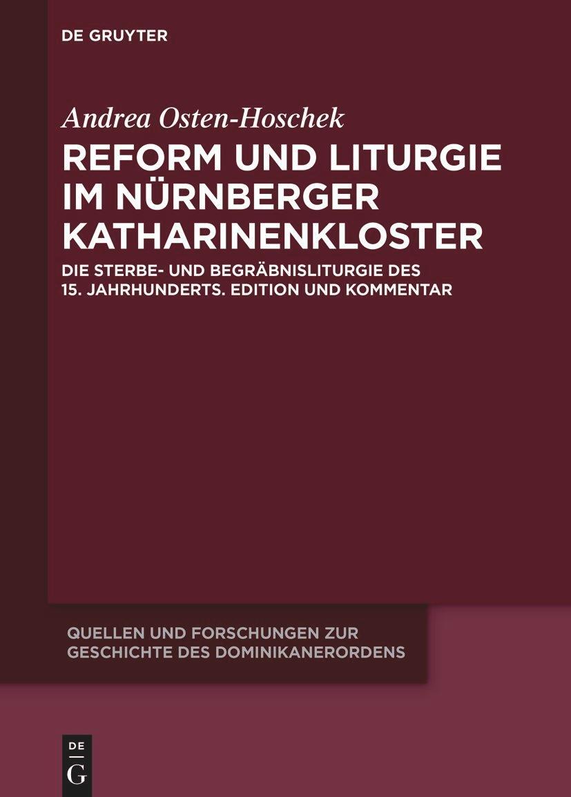 Cover: 9783110771251 | Reform und Liturgie im Nürnberger Katharinenkloster | Osten-Hoschek