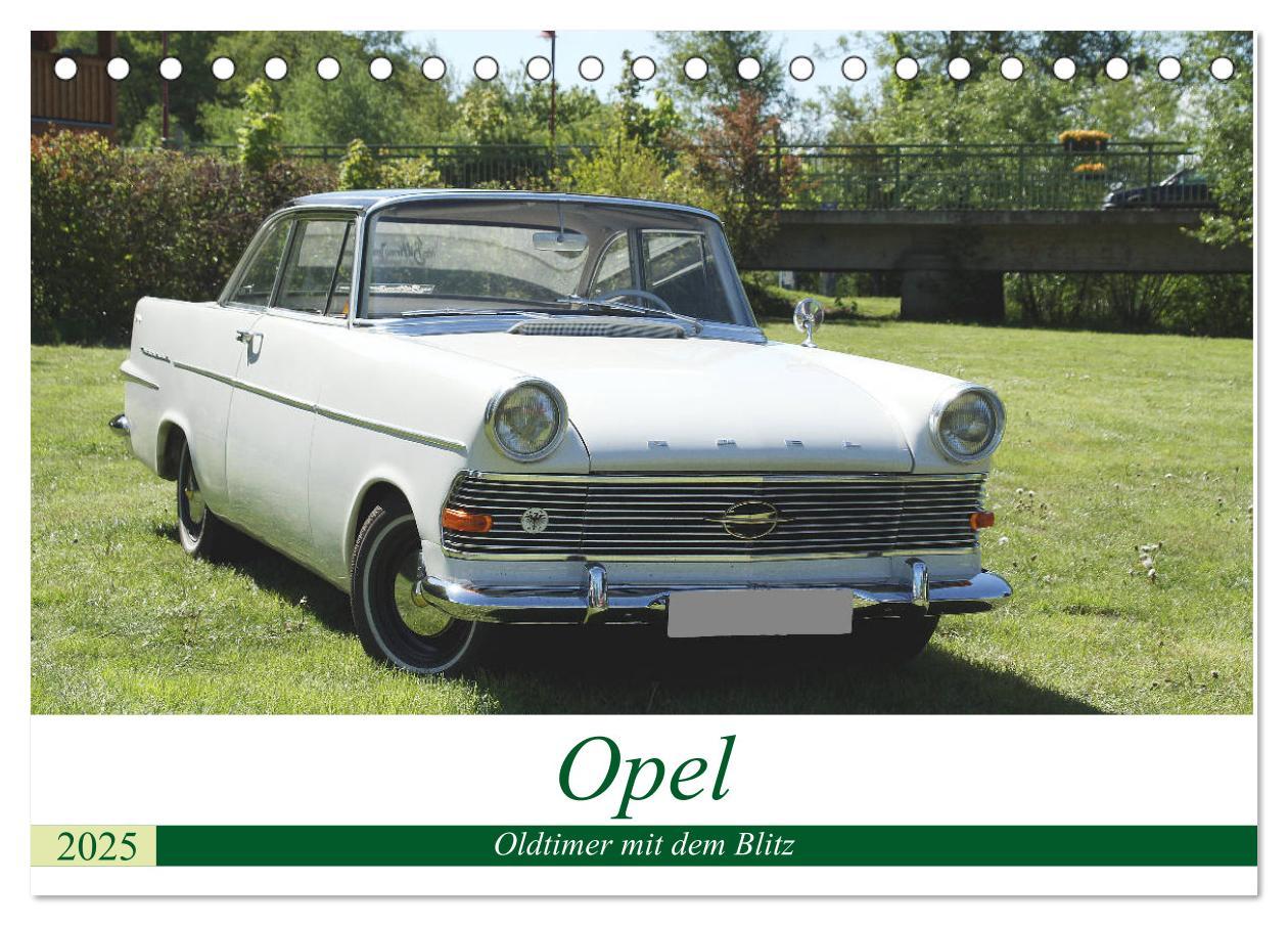 Cover: 9783435157204 | Opel Oldtimer mit dem Blitz (Tischkalender 2025 DIN A5 quer),...