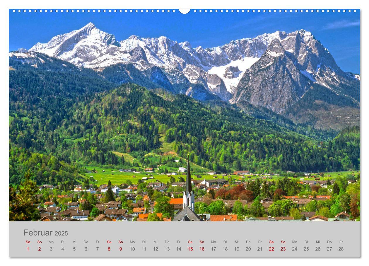 Bild: 9783435190850 | Garmisch-Partenkirchen Werdenfelser Land (Wandkalender 2025 DIN A2...