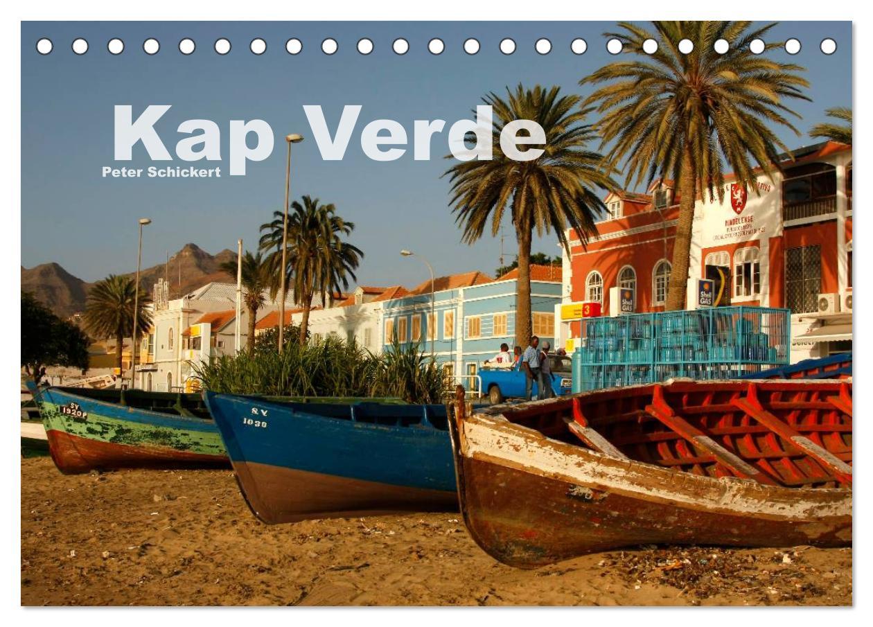 Cover: 9783435717514 | Kap Verde (Tischkalender 2025 DIN A5 quer), CALVENDO Monatskalender