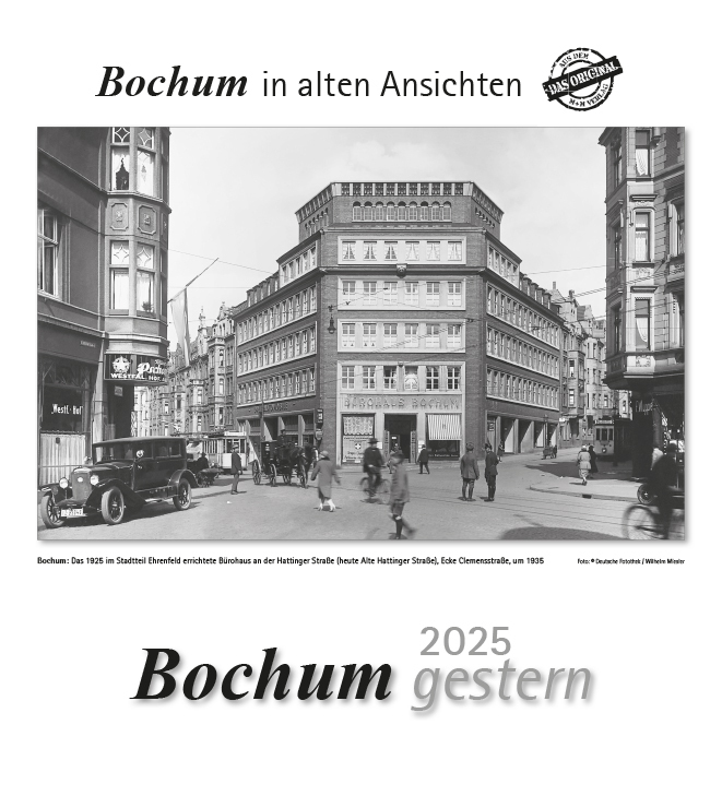 Cover: 9783961665907 | Bochum gestern 2025 | Bochum in alten Ansichten | Kalender | 13 S.