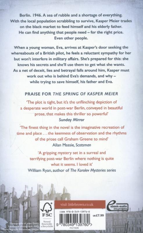 Rückseite: 9780349139760 | The Spring of Kasper Meier | Ben Fergusson | Taschenbuch | 388 S.